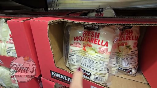 Kirkland Signature Sliced Mozzarella 2/18 oz
