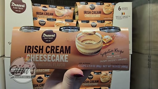 Dessert Factory Irish Cream Cheesecake, 6 x 2.8 oz