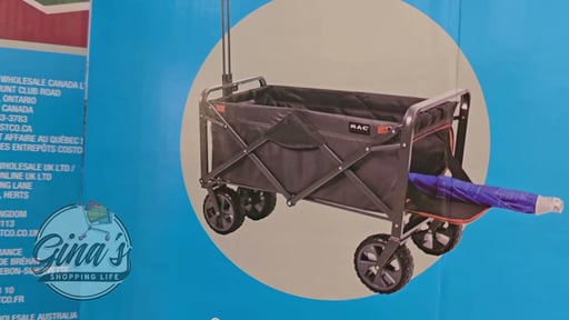 Mac Sports XL Folding Wagon with Brakes