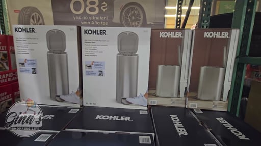 Kohler 8L Stainless Steel Bathroom Step Can