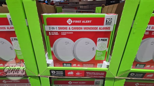 First Alert 10-Year Battery Smoke & CO Alarm 2-Pack 8th Edition