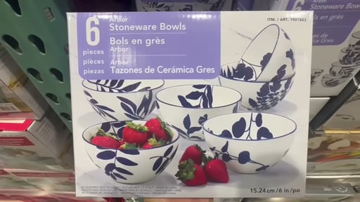 Certified International 6" Blue Arbor Bowl Set, 6-Piece