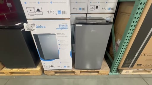 MIDEA 3.3 CU FT COMPACT REFRIGERATOR