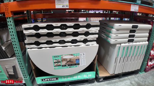 Lifetime Products 48" Round Folding Table