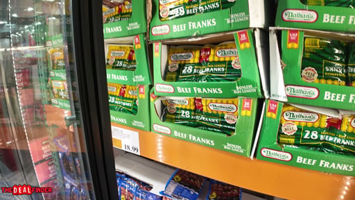 Nathan's Famous Skinless Bun Length Beef Franks 3.5 LB