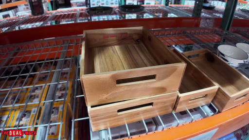 Seville 5-Piece Acacia Storage Bin Set