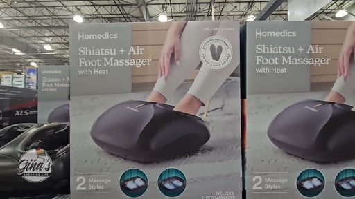HoMedics Shiatsu + Air Foot Massager with Heat