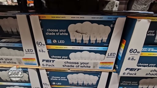 Feit Electric LED 60W Replacement A19 5-CCT 6 Pack