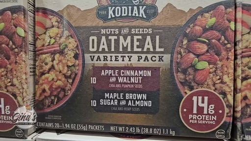 Kodiak Nut + Seed Oatmeal, 20/1.94 Ounce Packets