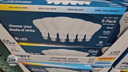 FEIT ELECTRIC LED 65W REPLACEMENT BR30 FLOOD 5-CCT 6PK