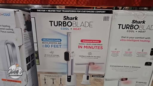 Shark TurboBlad Cool + Heat Ultra-Customizable Bladeless Tower Fan and Heater