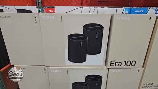 Sonos Era 100 Speakers 2-Pack Black Edition