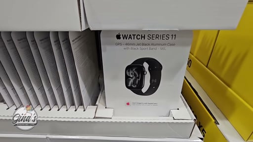 Apple Watch Series 11 46mm Jet Black GPS MEUX4LW/A