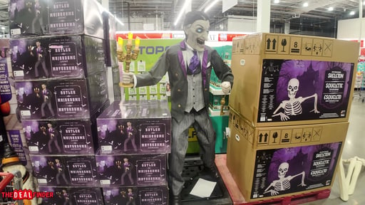 6' Animated Vampire Butler with LED Eyes & Sound