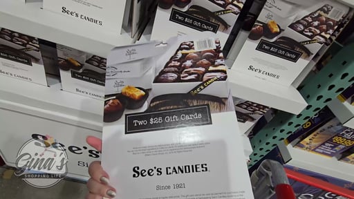 See's Candies (2) $25 Gift Cards