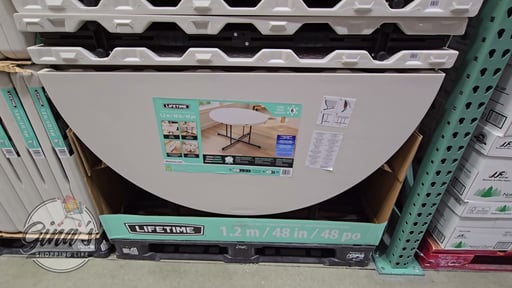 Lifetime Products 48" Round Folding Table
