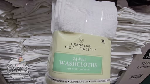Grandeur Hospitality Washcloth 24 PK 13" x 13"