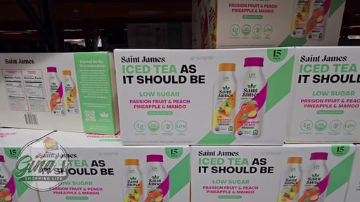 Saint James Organic Tea Passion Fruit Peach & Pineapple Mango 15/16oz