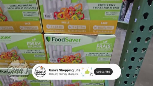 FoodSaver Variety Pack Rolls and Bags, 5 Rolls and 36 Bags