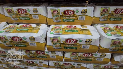 S&W Organic Garbanzo Beans 8/15.5 Ounce Cans