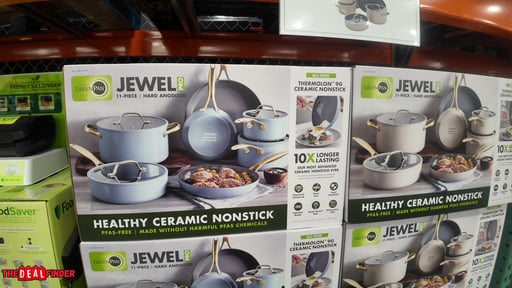 GreenPan Jewel Ceramic Non-Stick 11-Piece Cookware Set