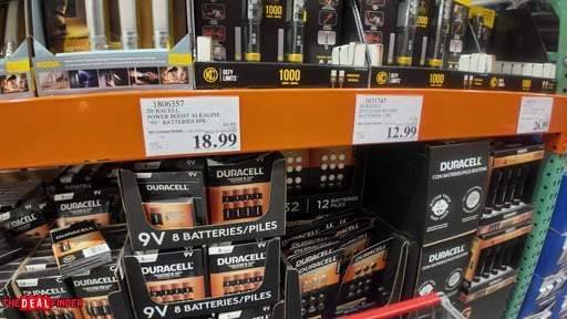 Duracell Power Boost 9V Batteries (8 Count)