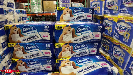 Charmin Ultra Soft 835 Sq Ft 30 Roll / 213 Sheets