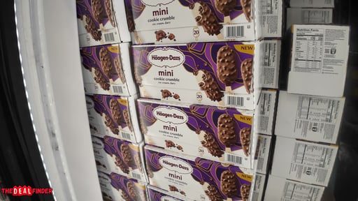 Häagen-Dazs Mini Cookie Crumble Ice Cream Bars 20 Count Box