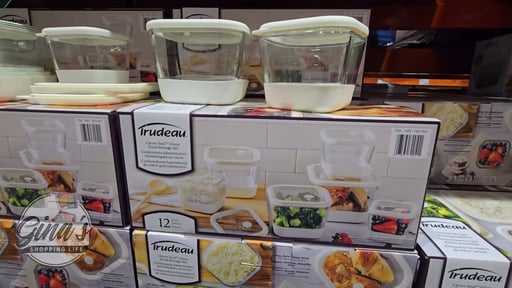 Trudeau 12-Piece Clever Seal Glass Airtight Food Storage Set