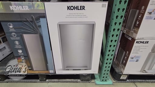 Kohler 47L Kitchen Step Can Stainless Steel