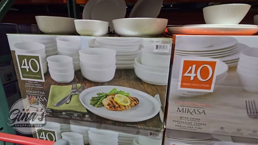 Mikasa Bone China 40-Piece Dinnerware Set – Samantha / Huntington