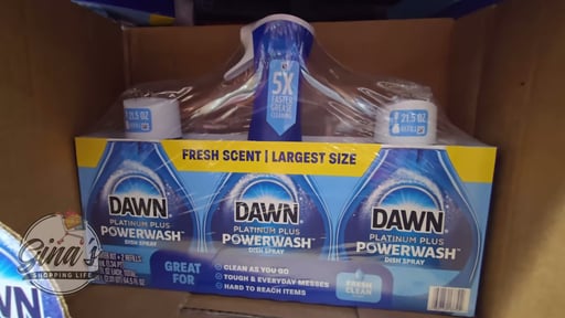 Dawn Platinum PowerWash Dish Spray 21.5 oz + 43 oz Refill