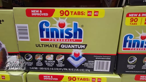 Finish Powerball Ultimate Quantum Dishwasher Detergent Tabs, 90 Count