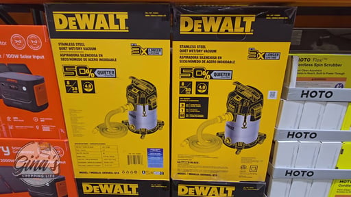 DEWALT 8 Gallon Stainless Steel Stealth Wet/Dry Vacuum