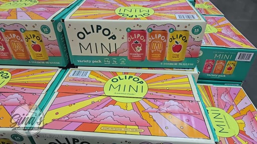 OLIPOP Mini Cans Variety Pack, 15 x 7.5 FL OZ