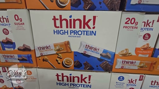 think! High Protein Bar Variety Pack, 18 Count, 2.1 oz