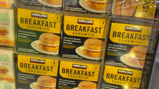 Kirkland Signature Breakfast Croissant 8 Count Box