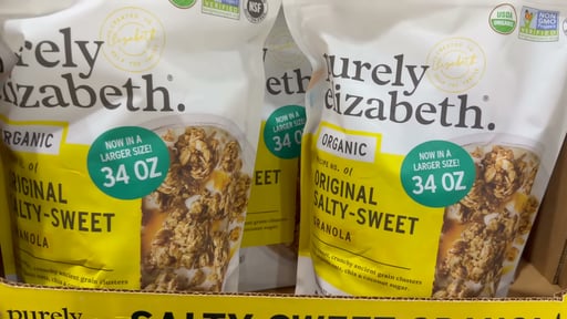 Purely Elizabeth Organic Original Salty-Sweet Granola 34 Ounce
