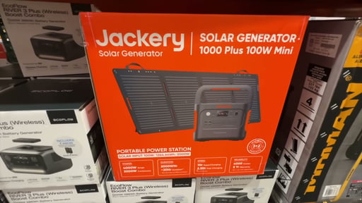 Jackery E1000 Plus Solar Generator