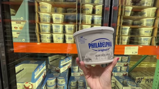Philadelphia Cream Cheese Spread 3 Pound Tub