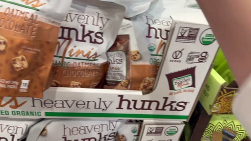 Heavenly Hunks Minis Organic Oatmeal Dark Chocolate