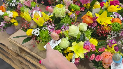 Large Vase Floral Arrangement
