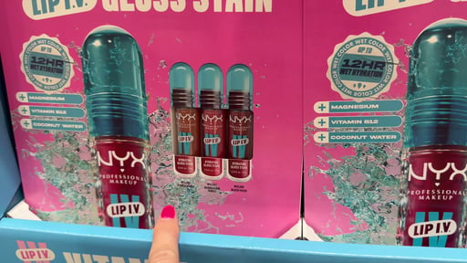 NYX Lip I.V. Hydrating Gloss Stain, 3-Pack