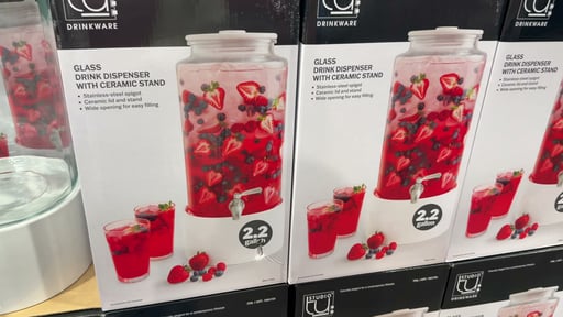 Denmark Drink Dispenser with Ceramic Stand