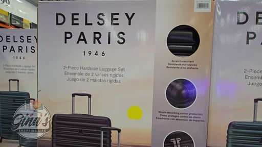 Delsey 2 Piece Luggage Hardside Set