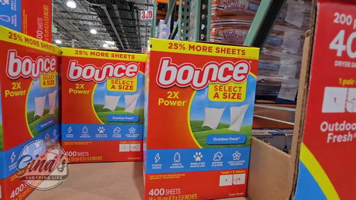 Bounce Dryer Sheets 400 Sheets