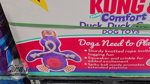 KONG Duck Duck Goose Plush Dog Toy