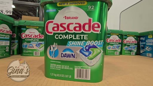 Cascade Complete ShineBoost ActionPacs, 92 Count