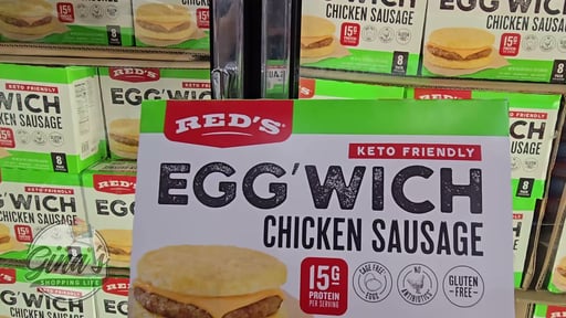 Red's Chicken Sausage Egg'Wich 8 Count Box