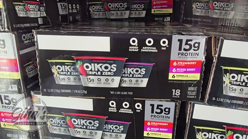 Oikos Triple Zero Yogurt Variety 18/5.3 Ounce Cups